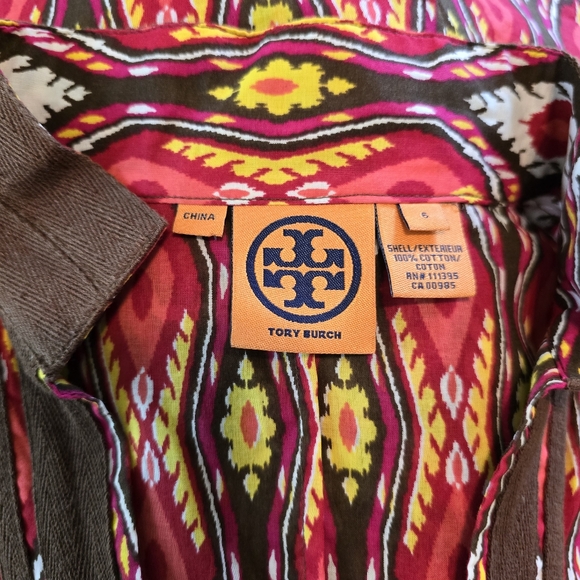 Tory Burch Ikat Print Tunic Dress Size 6 - Picture 7 of 8